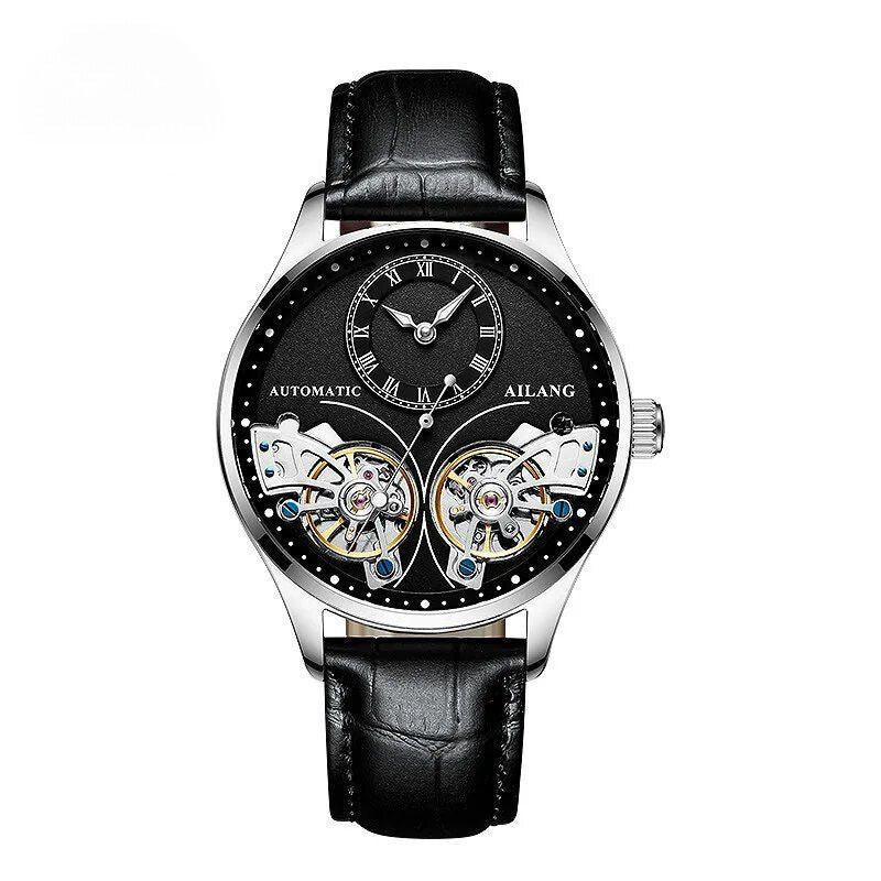 Luxury Double Tourbillon Luminous Mechanical Watch