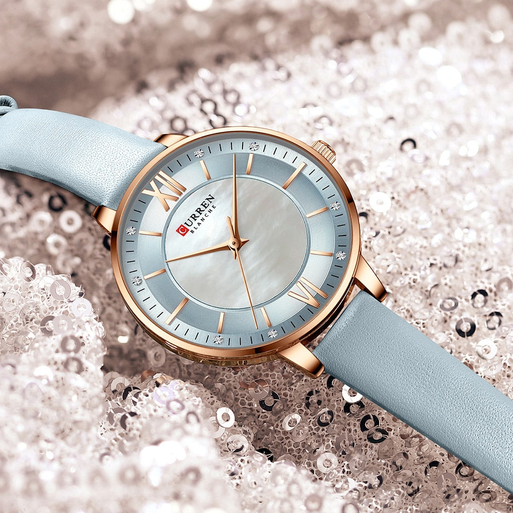 Elegant Ladies Quartz Watch - Trendy and Sophisticated Accessory