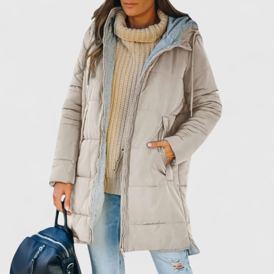Ainsley - Chic Casual Hooded Jacket for Effortless Style