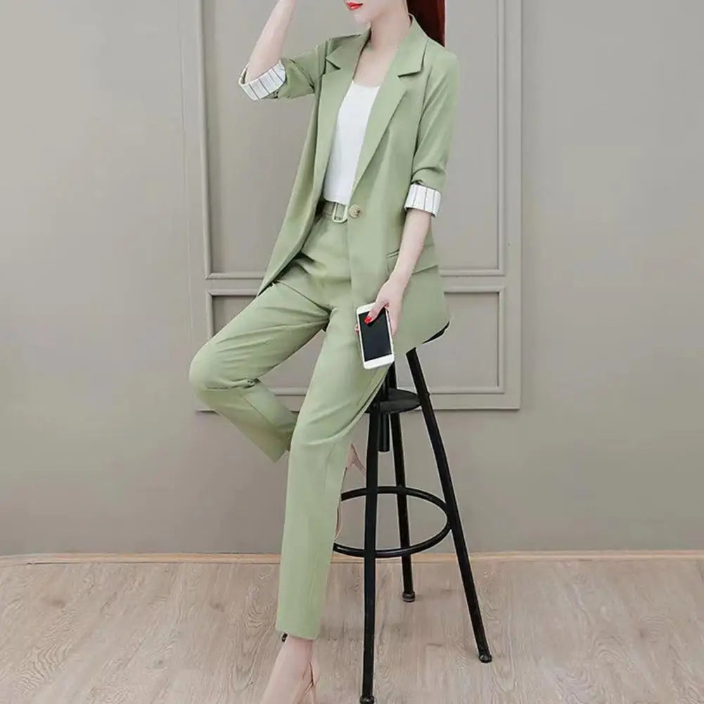 Joanna | Elegant Women's Set with Blazer, Pants, and Coordinated Top