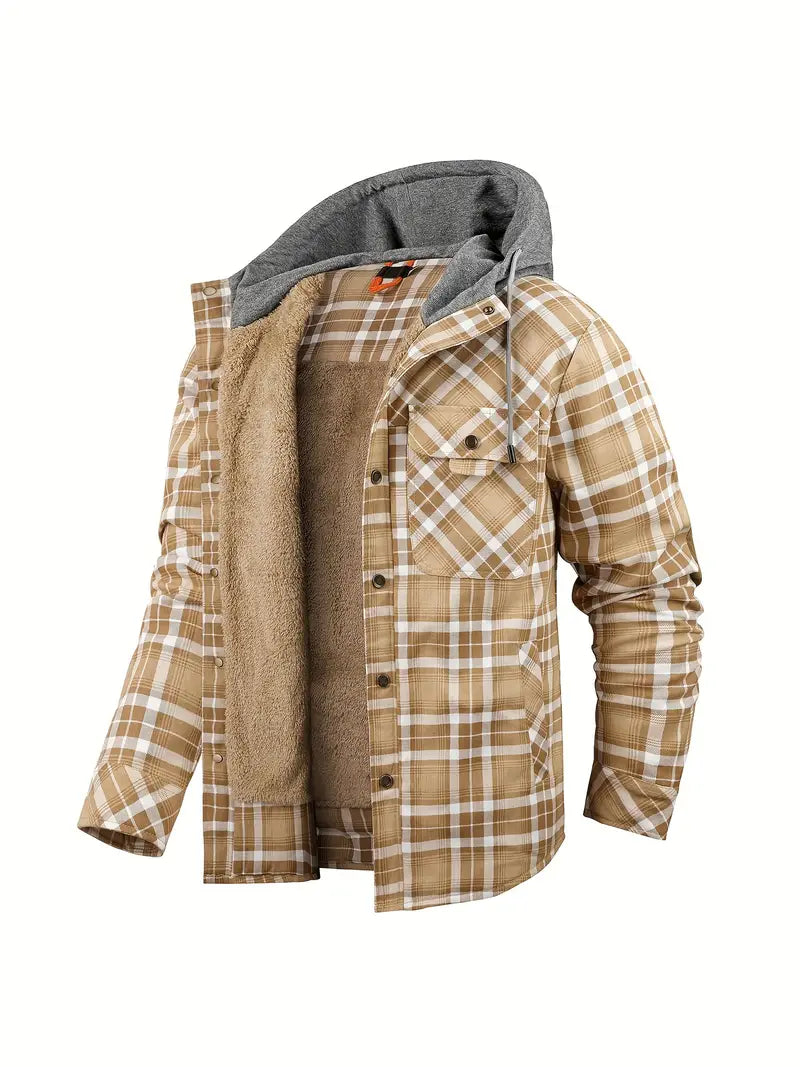 Wyatt - Must-Have Hooded Checked Jacket for Stylish Comfort