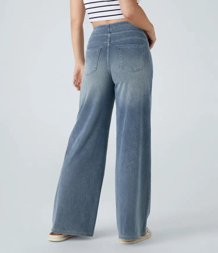 Solène - Wide Leg Jeans with Relaxed Fit