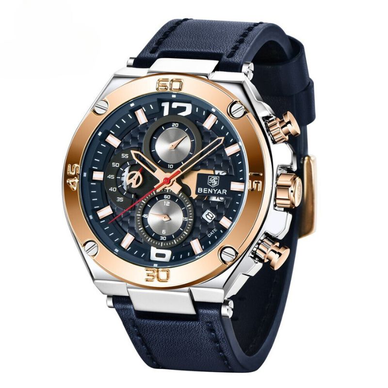 Multifunction Sports Quartz Chronograph Watch
