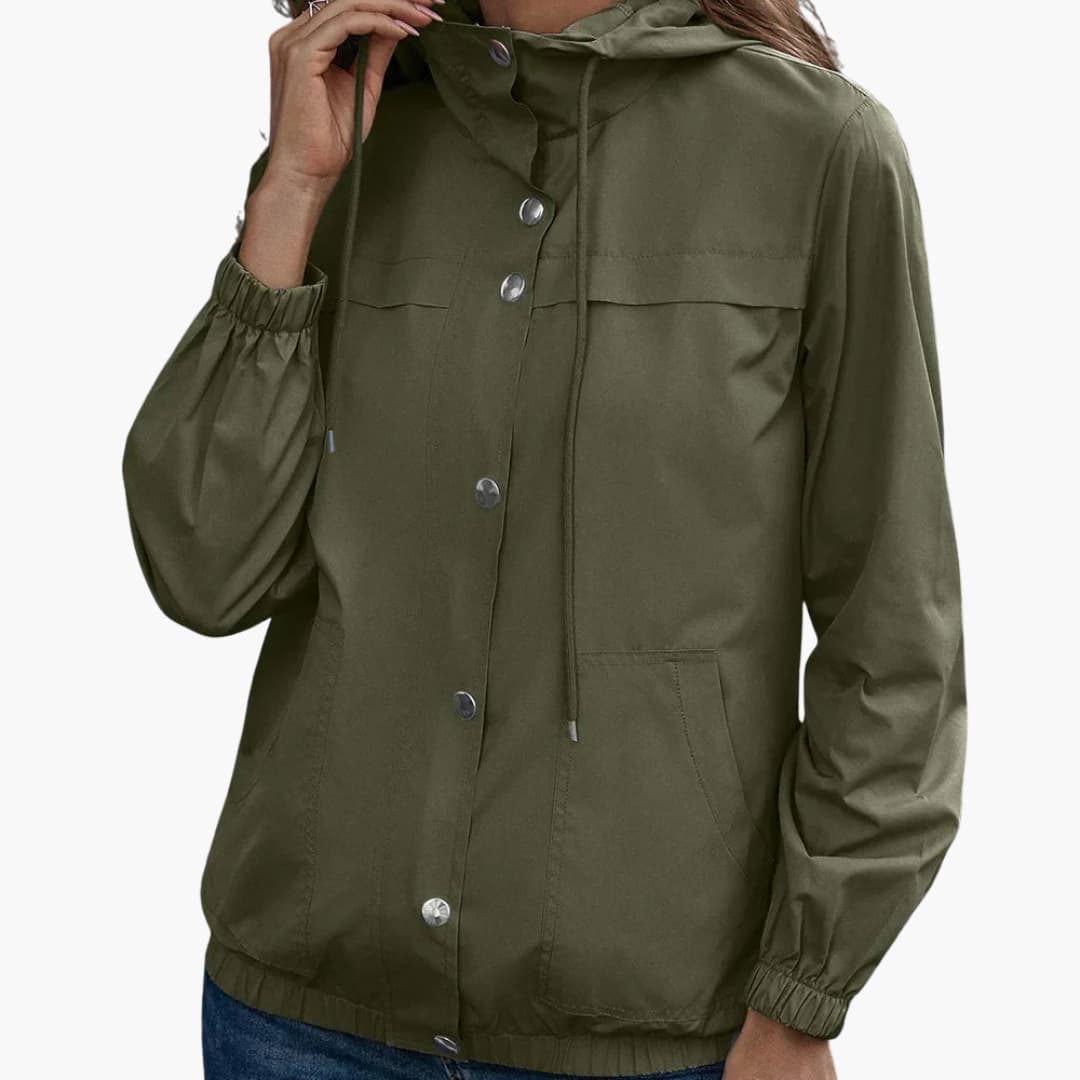 Chic Hooded Trench Coat for Women