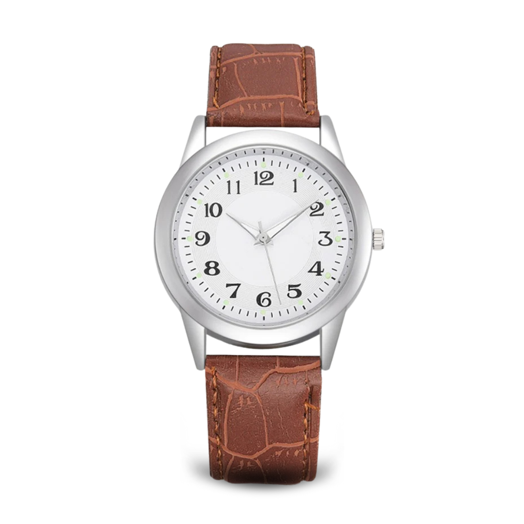 Elegant Minimalist Watch in Stainless Steel