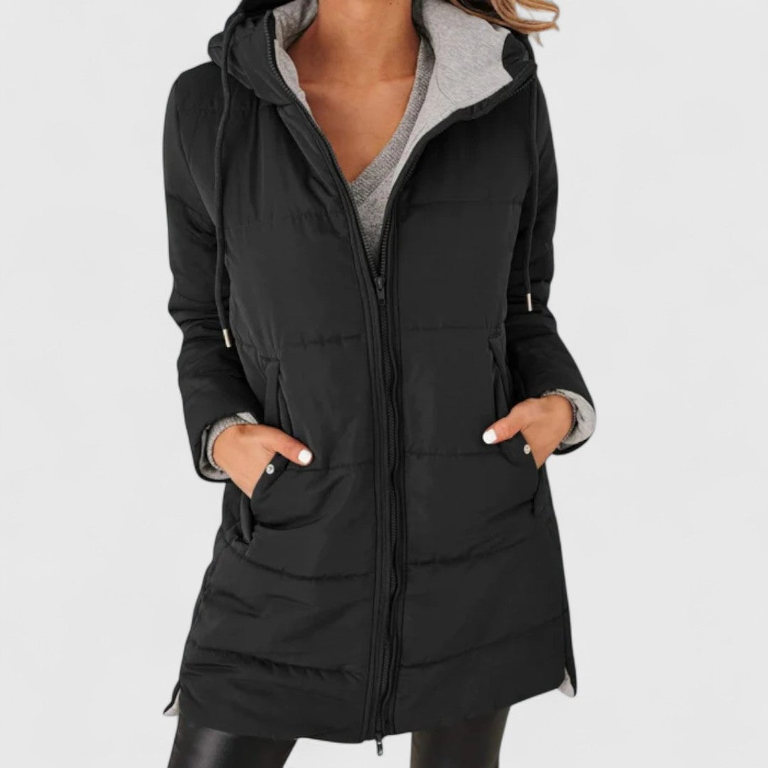 Ainsley - Chic Casual Hooded Jacket for Effortless Style