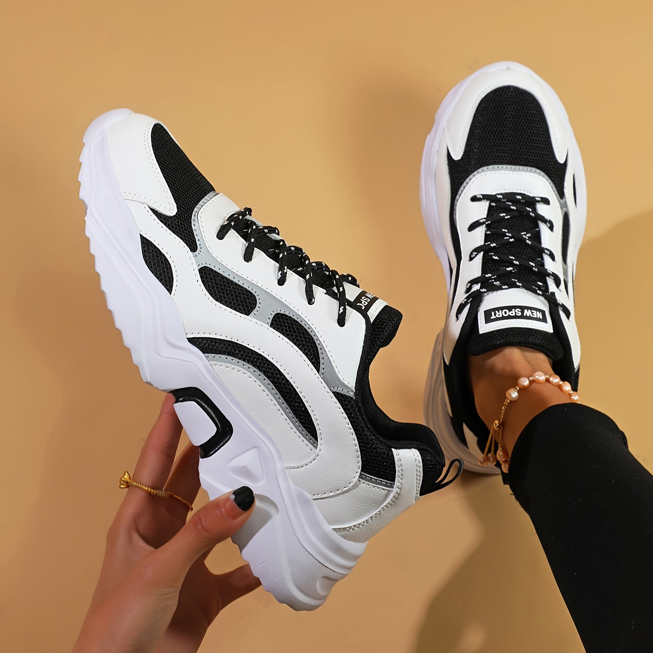 Thalia – Trendy Platform Sneakers with a Bold, Chunky Sole