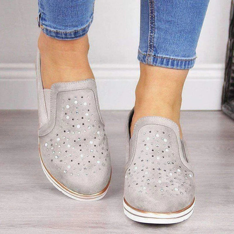 Orthopedic wedge heel sports sneakers for ultimate comfort