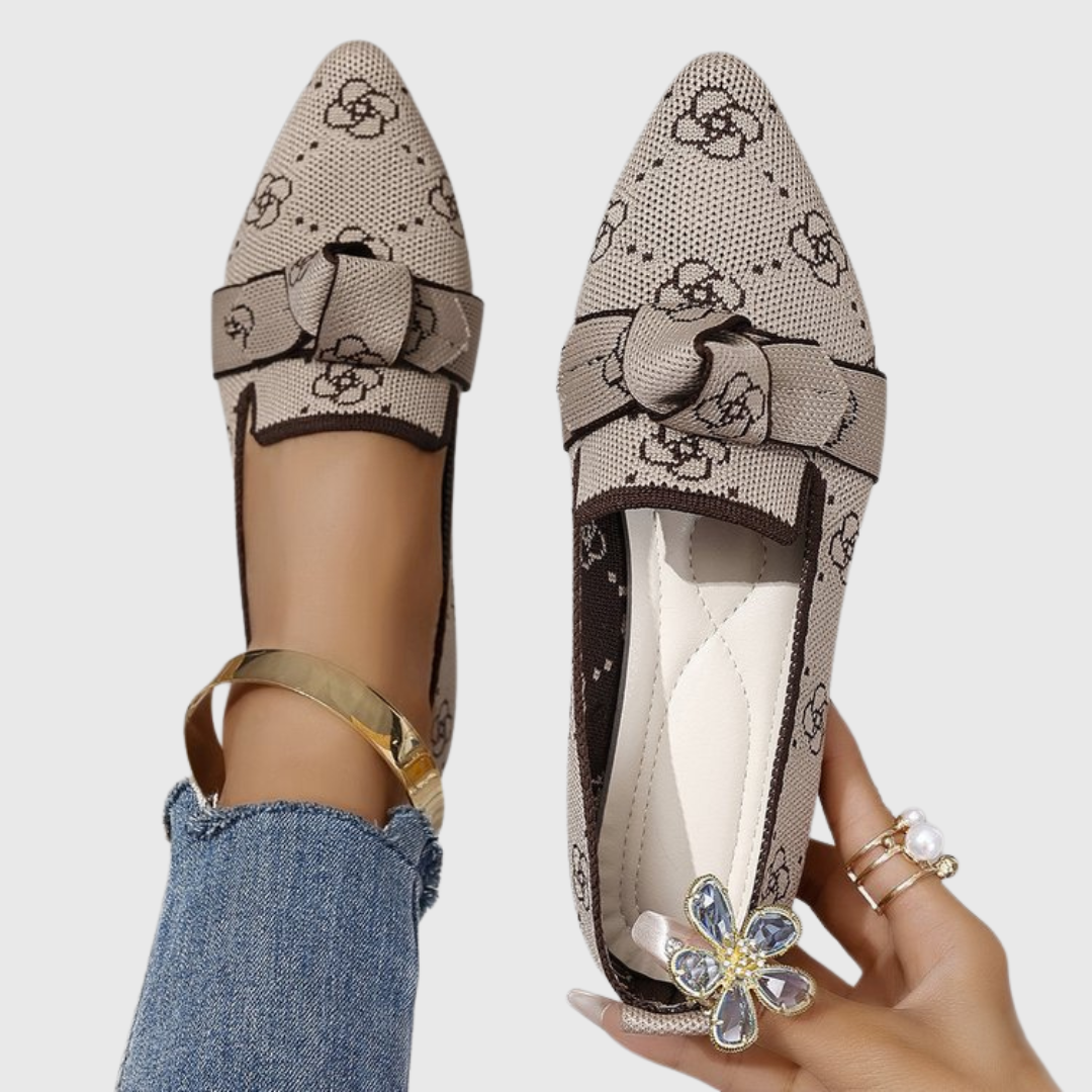 Comfortable Floral Margarita Loafers