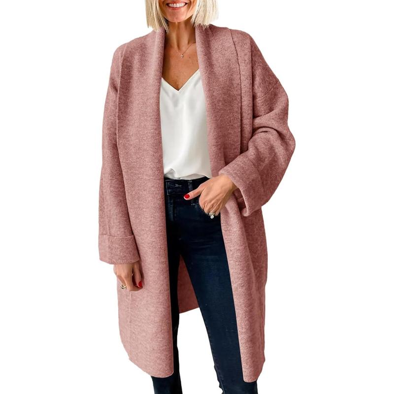 Cozy Chunky Knit Open-Front Oversized Long Cardigan – Ultra-Soft Comfort & Effortless Layering