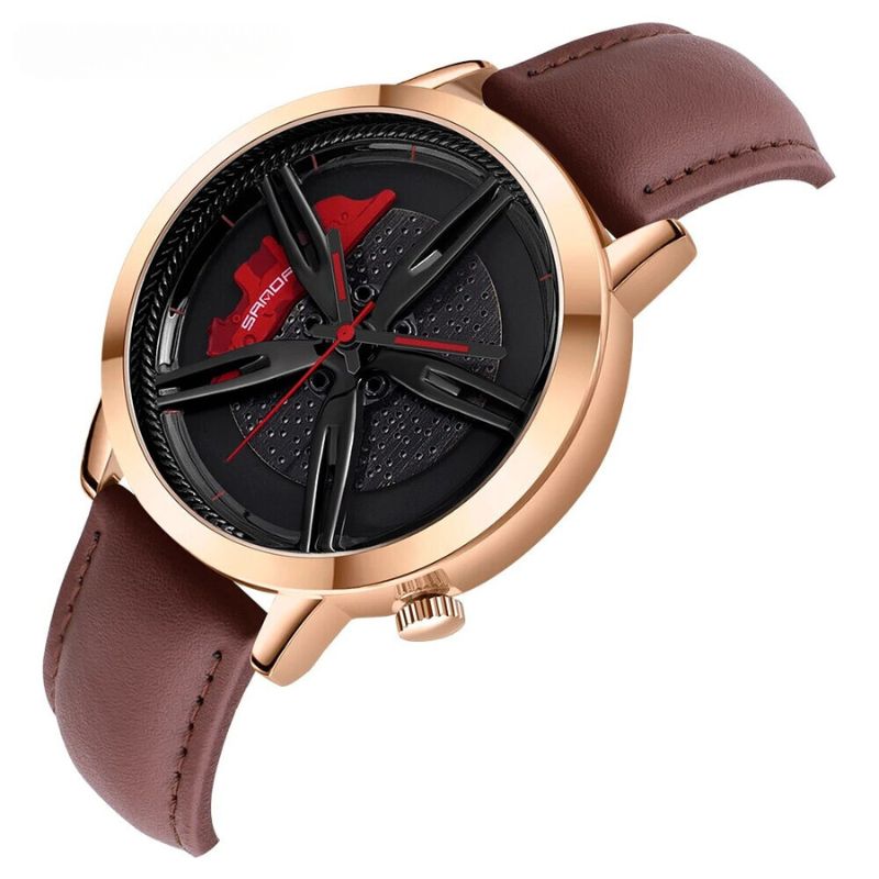 Quartz Button Watch - Elegance and Practicality
