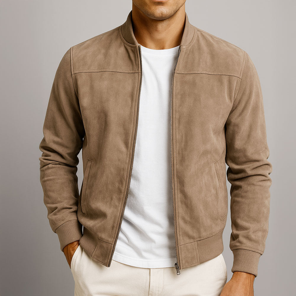 Valen | Classic Suede Jacket: Timeless and Sophisticated Style