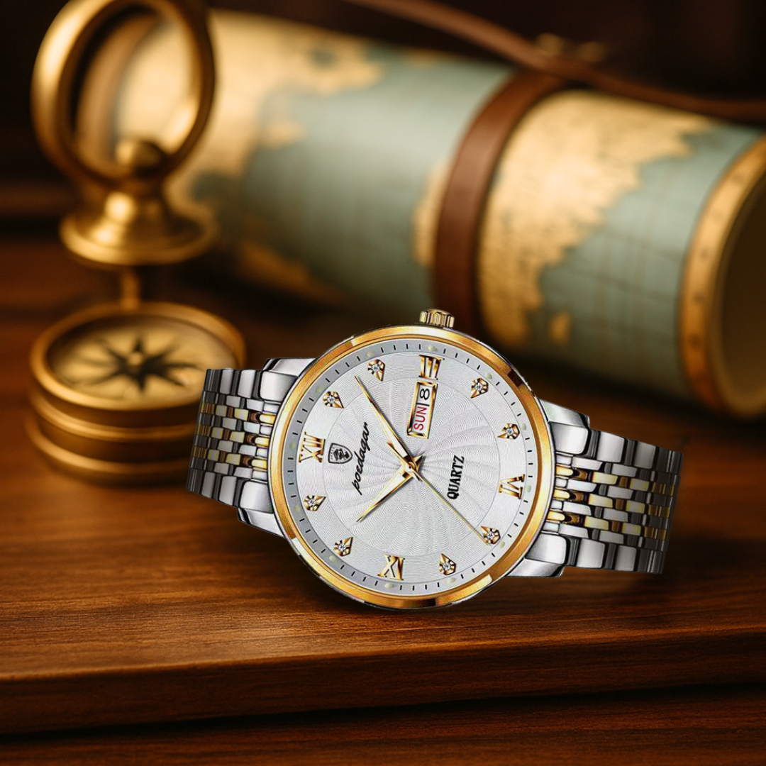 Sparkling Rhinestone Light-Up Watch