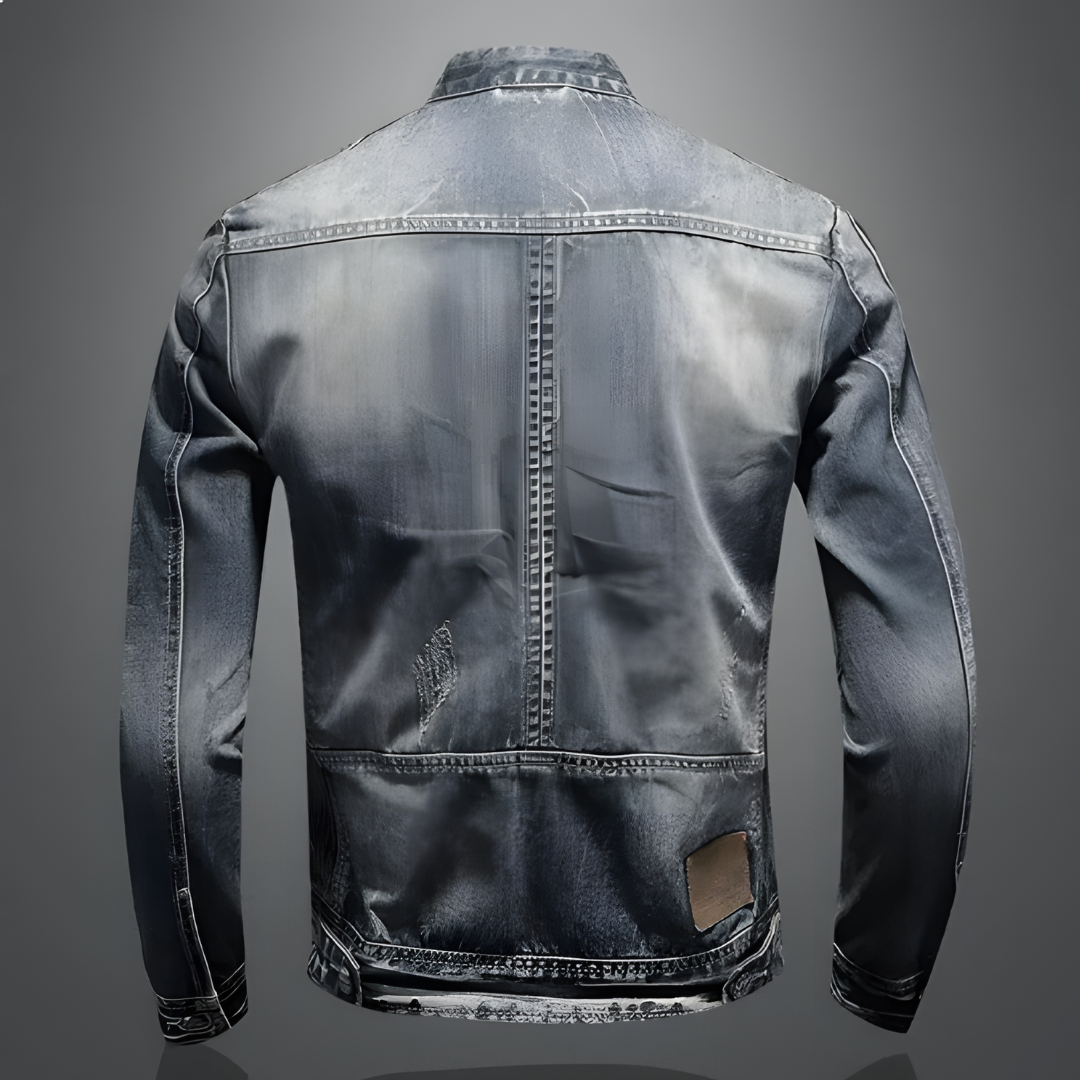 Ethan - Elegant premium denim jacket for a sophisticated style
