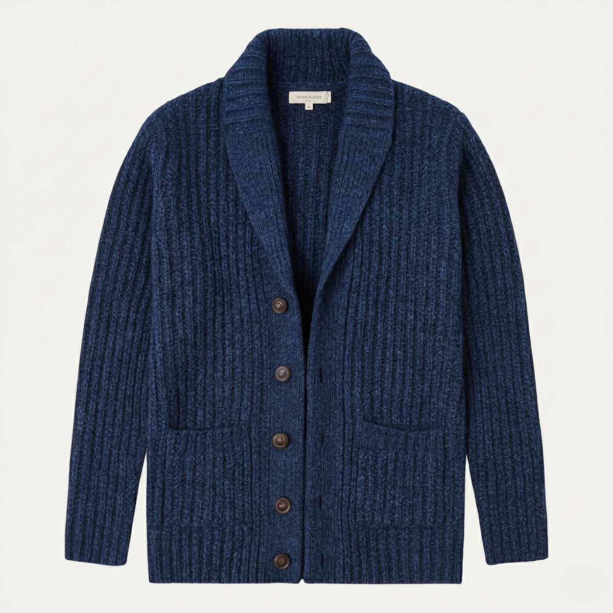 Montpellier Men's Cozy Chunky-Knit Shawl-Collar Cardigan