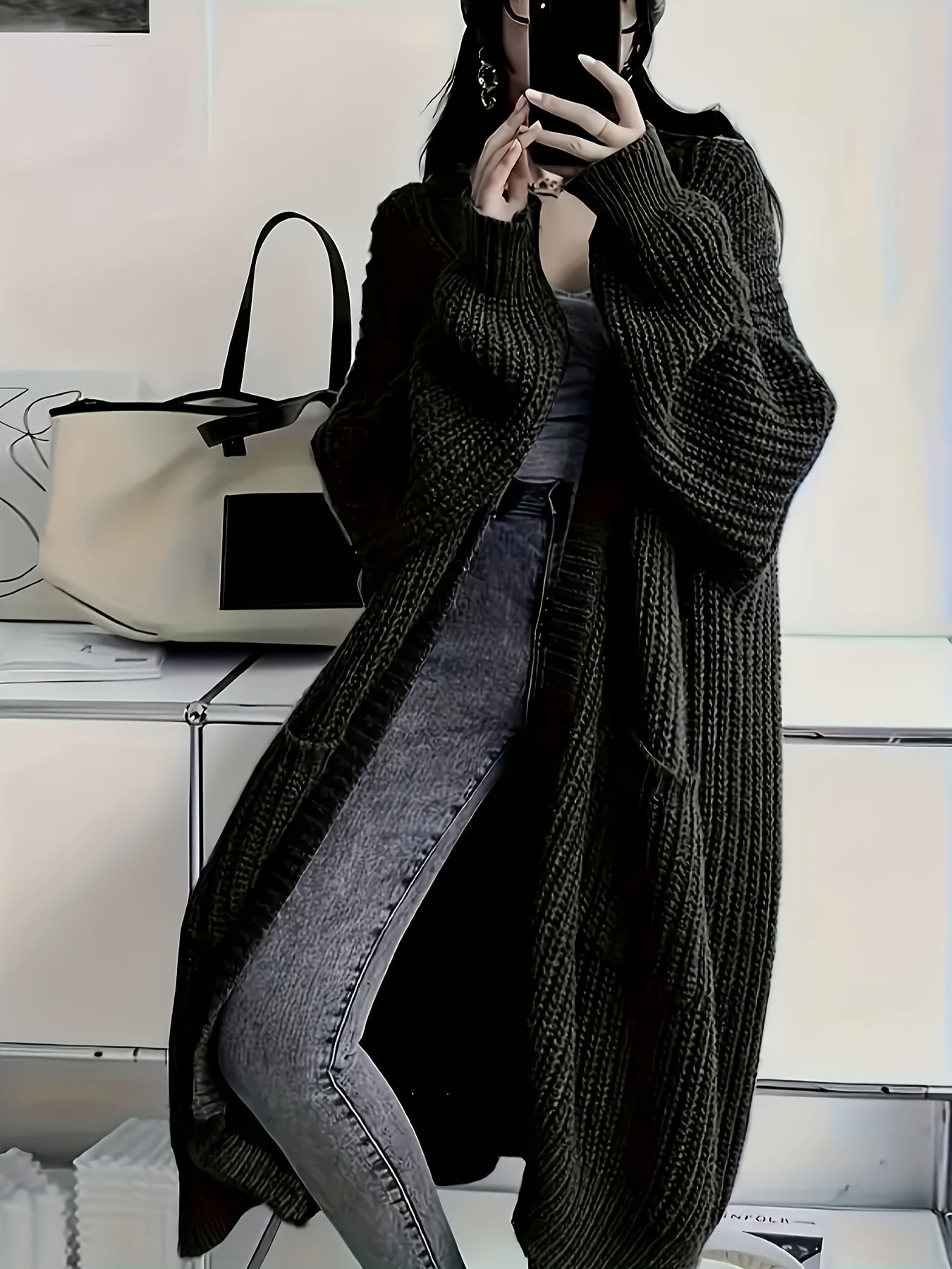 Alice | ConfortÉ Elegance Longline Cardigan for a Chic and Cozy Look