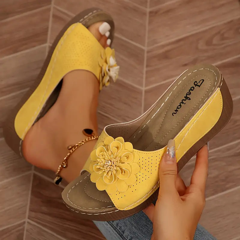 Belle™ - Elegant Floral Orthopedic Sandals for Comfortable Style