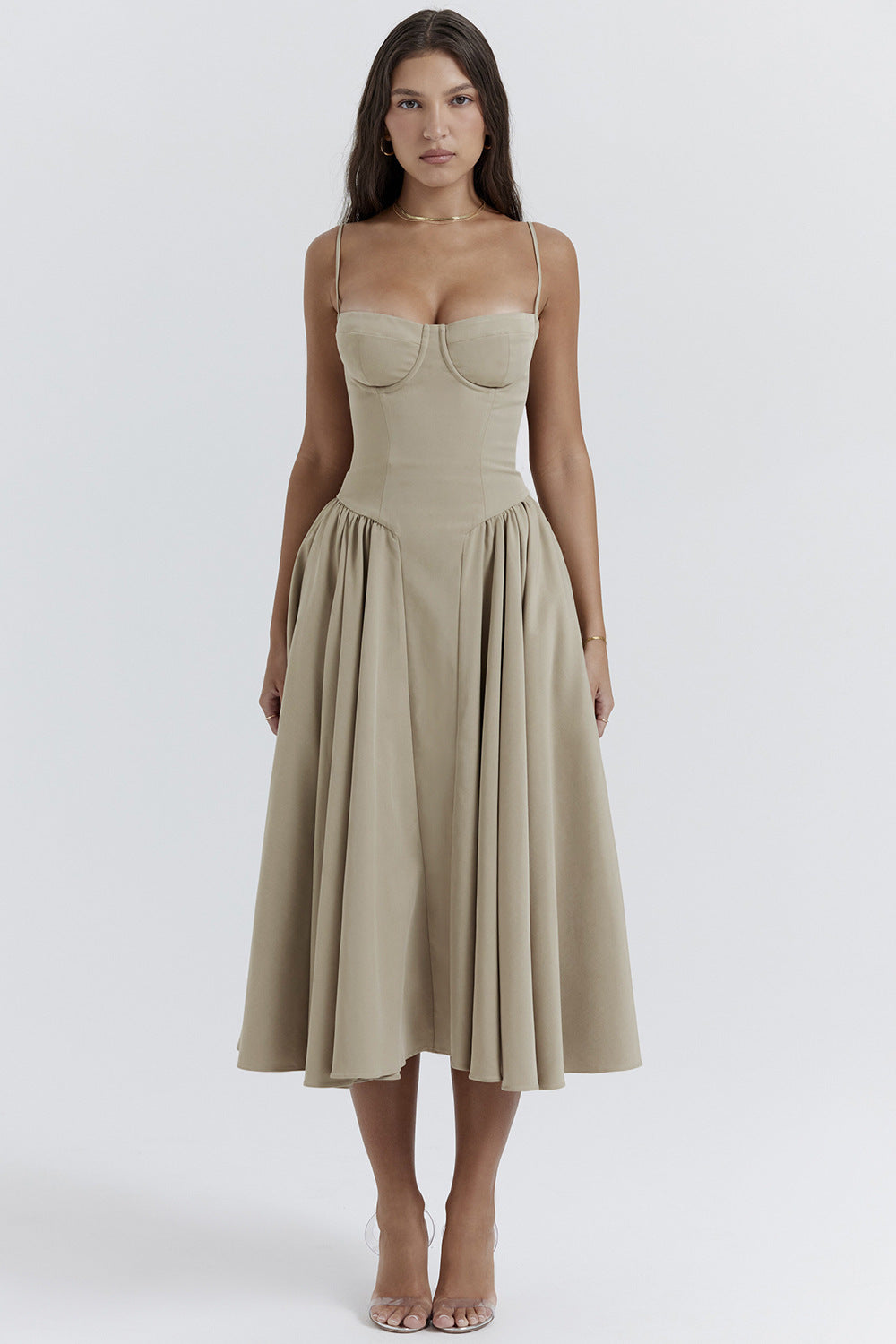 Retro-Inspired Midi Dress