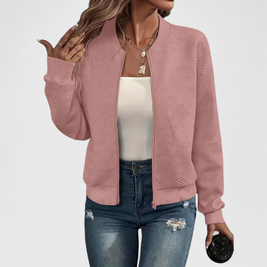 Sophia - Women's Lightweight Casual Zip-up Jacket for Comfort and Style