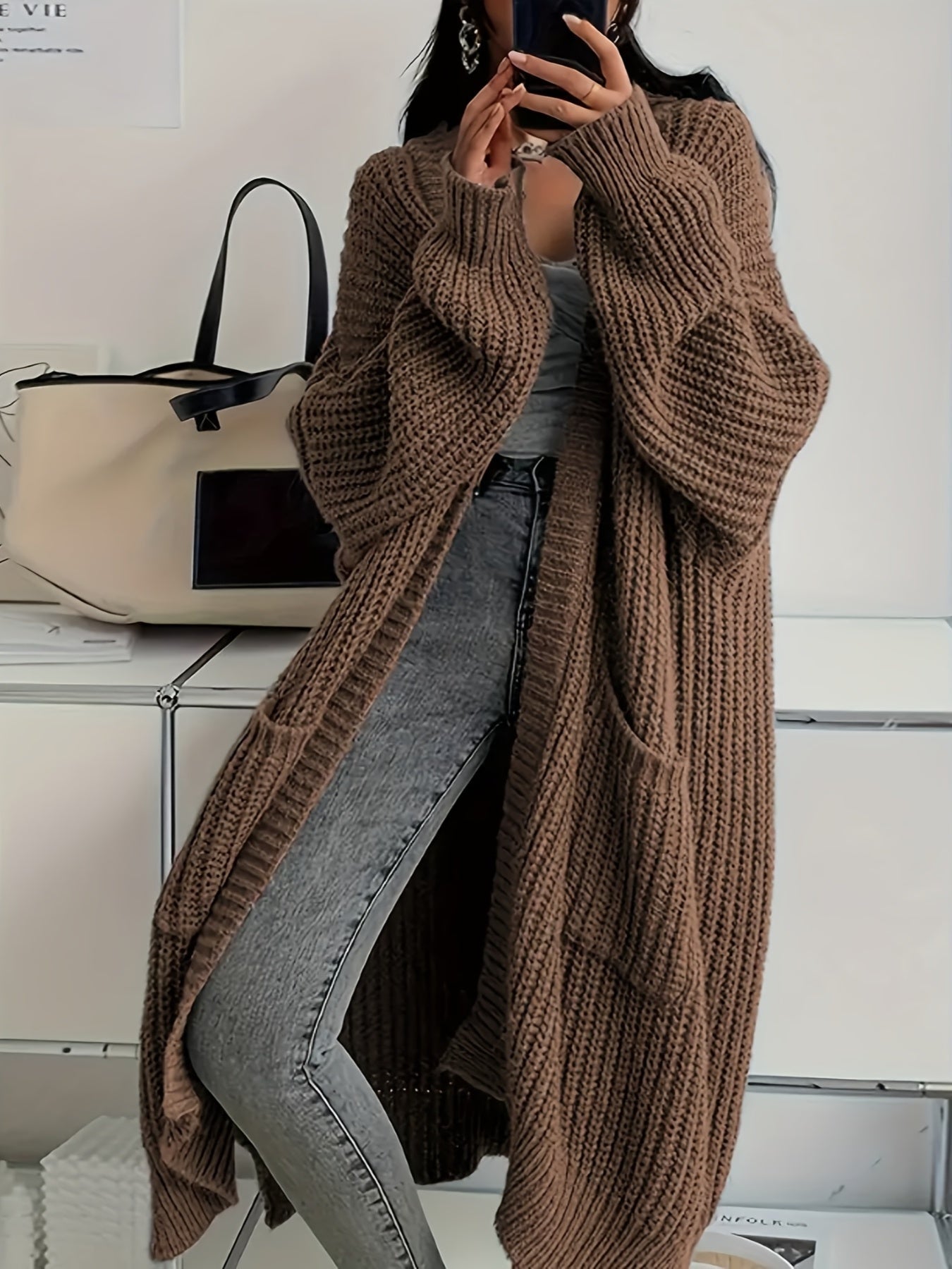 Alice | ConfortÉ Elegance Longline Cardigan for a Chic and Cozy Look
