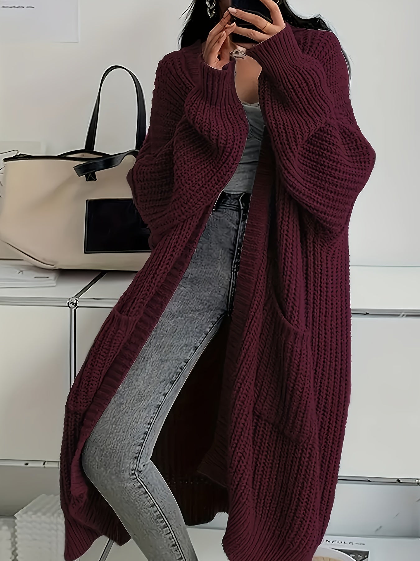 Alice | ConfortÉ Elegance Longline Cardigan for a Chic and Cozy Look