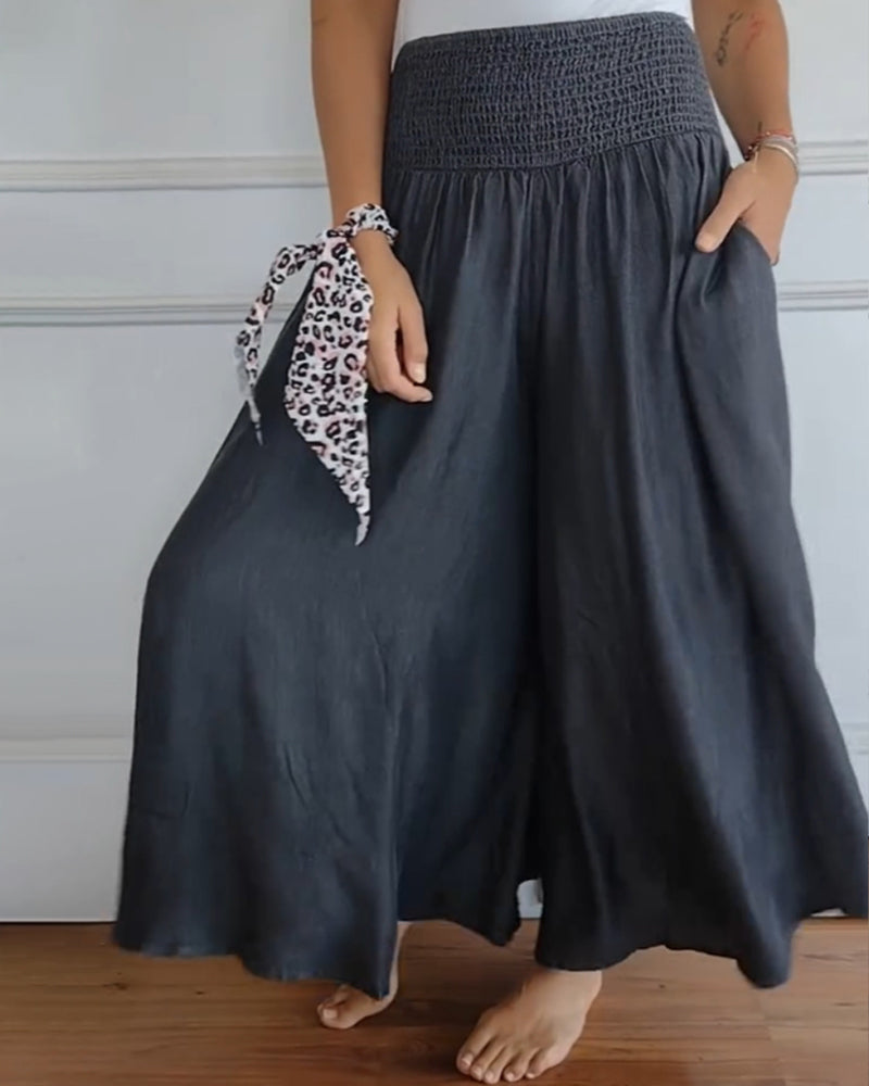 Reina - Super comfortable wide-leg pants