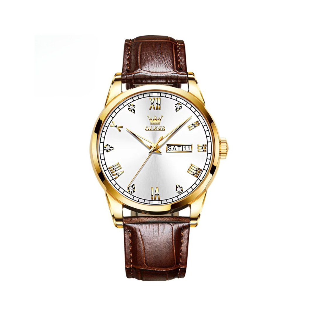 Elegant Business Style Analog Quartz Couple Watch