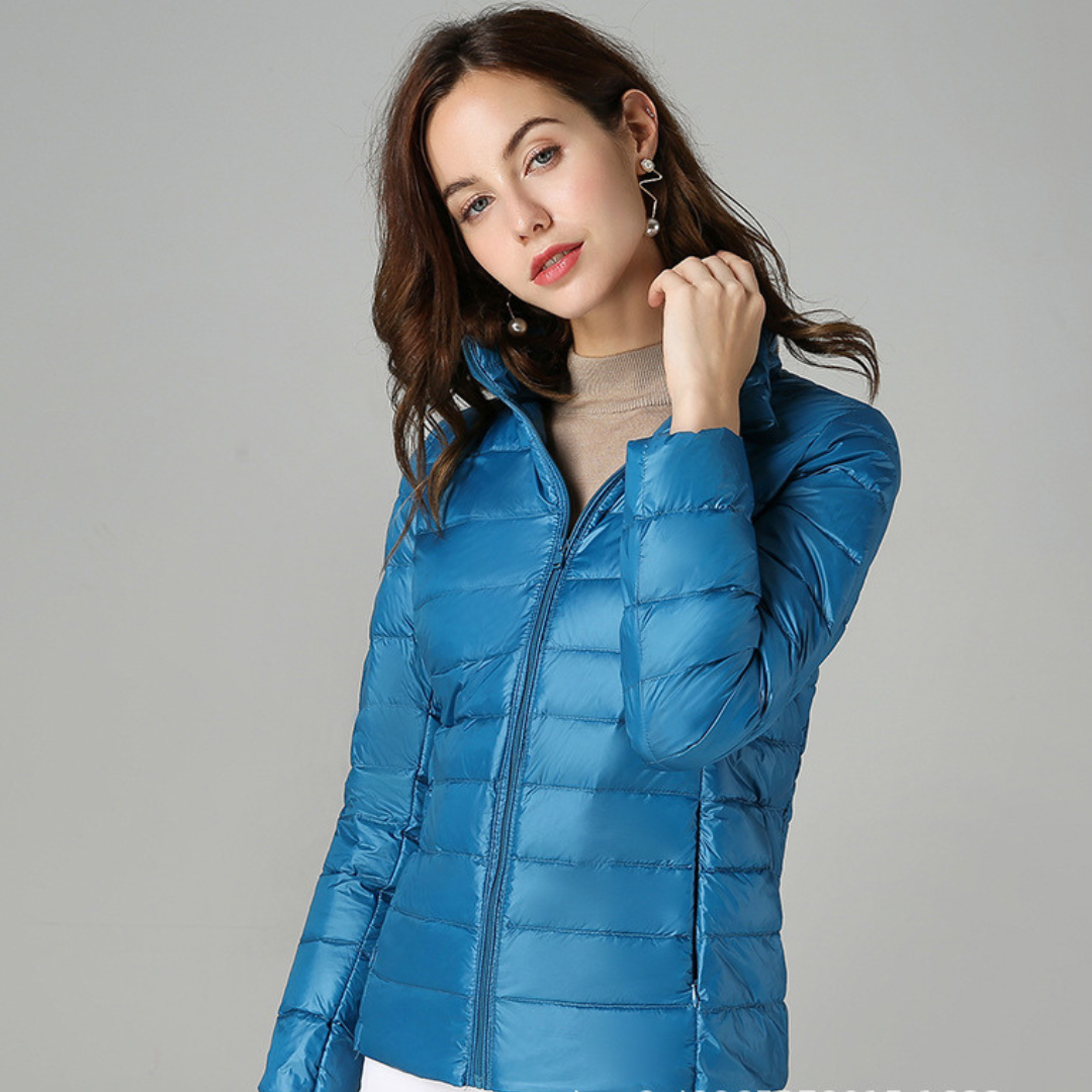 Amaris | Ultra-Lightweight White Duck Down Vest for Unparalleled Comfort