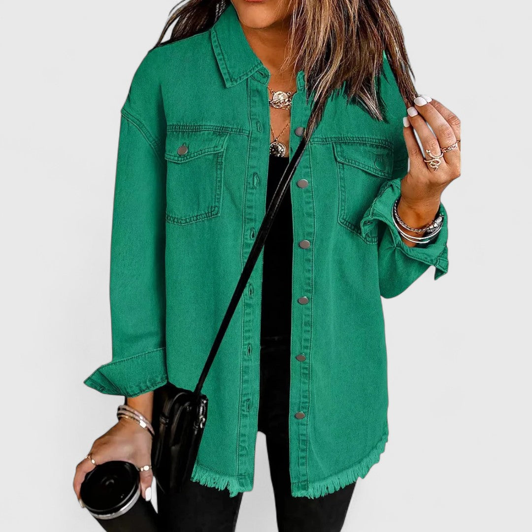 Kristin - Timeless Classic Denim Jacket for Effortless Style