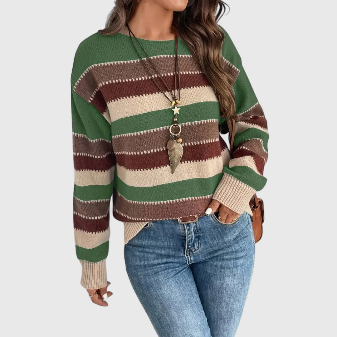 Sophie – Casual striped sweater for a trendy look