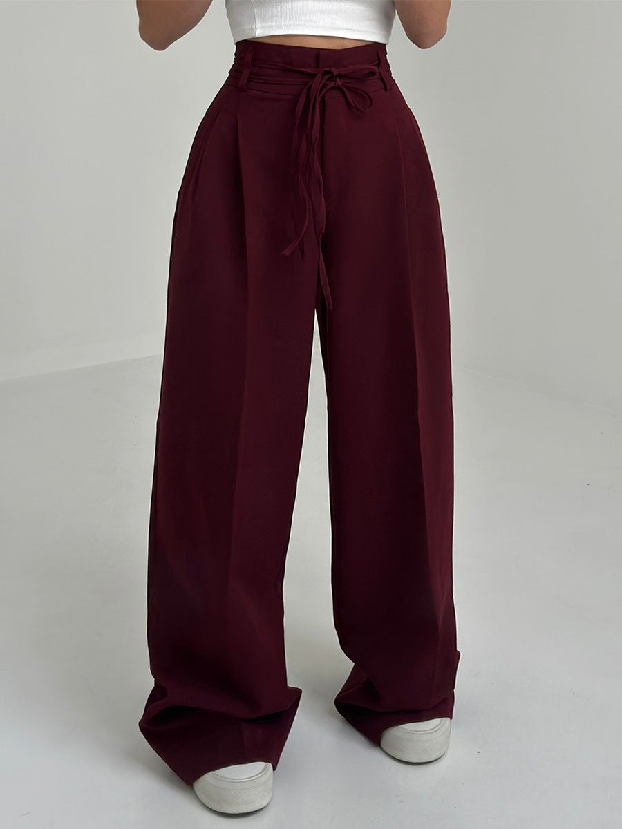 Josephine - High Waist Wide Leg Pants for an Elegant and Comfortable Style