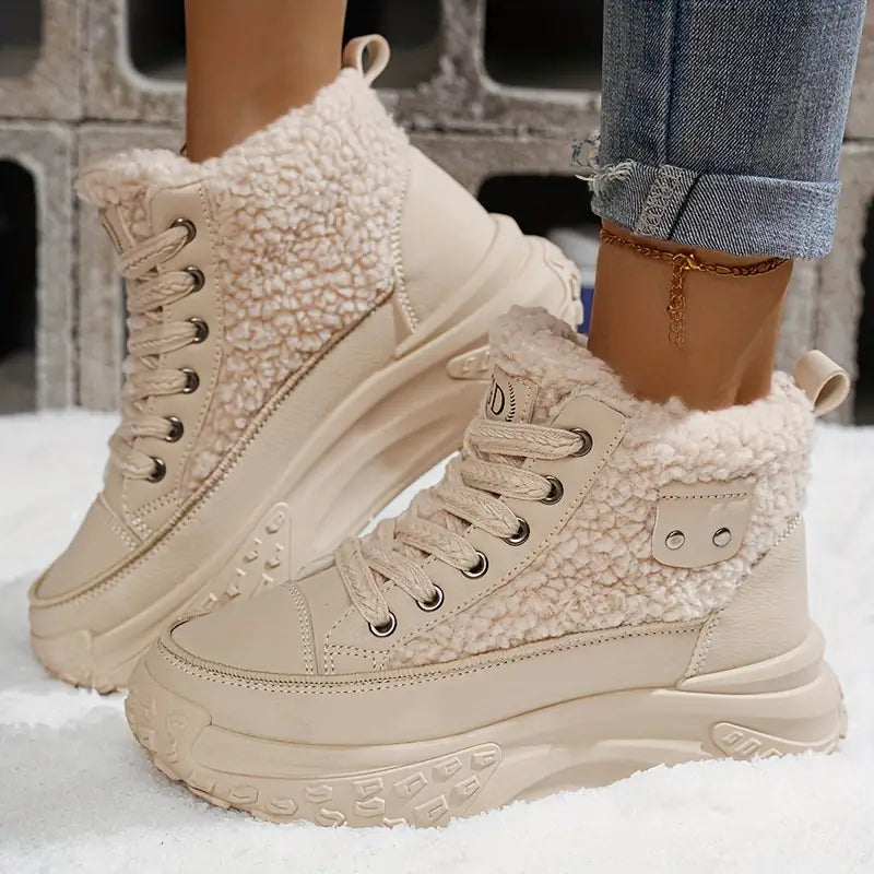 Maureen – Plush-Lined Ankle Boots for Stylish Comfort