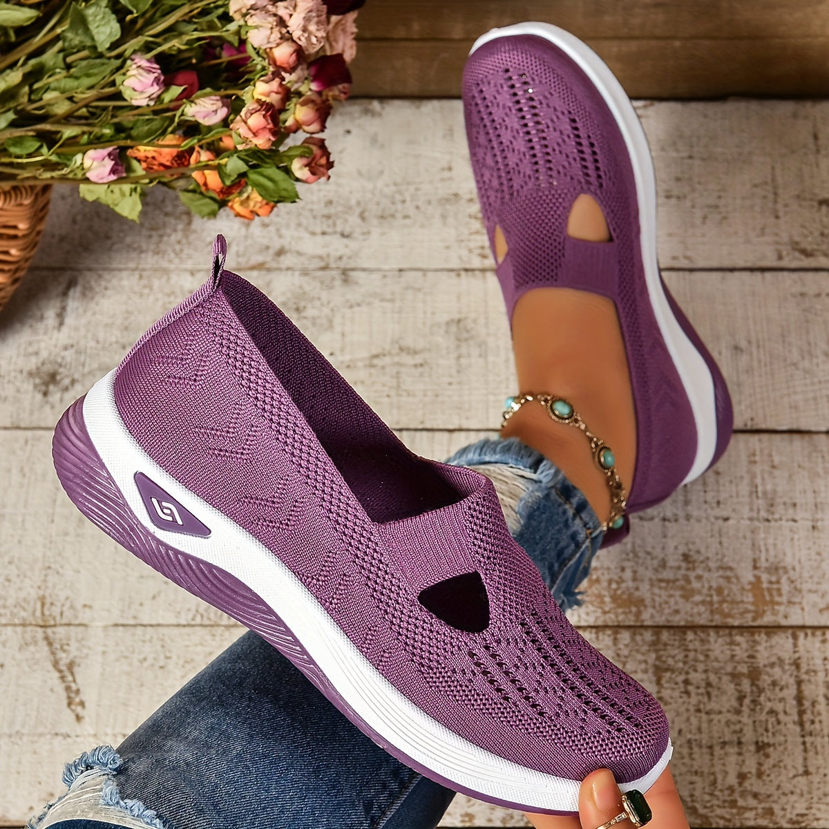 Poppy - Comfortable Orthopedic Slip-On Shoes for Everyday Support