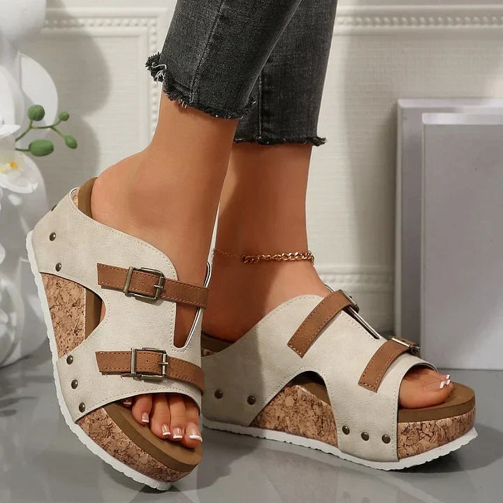 Serhat Stylish and Comfortable Orthopedic Sandals - Combining Style and Comfort with Platform and Wedge