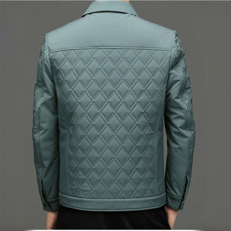 Michael Quilted Down Puffer for a Warm and Elegant Style