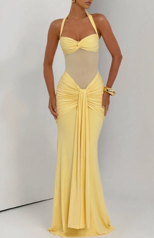 Elegant and Sophisticated Long Maxi Strapless Dress with Laces