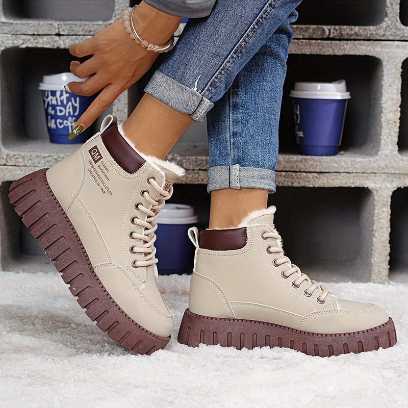 Celestine - Cozy, Stylish Lined Sneakers for All-Season Comfort