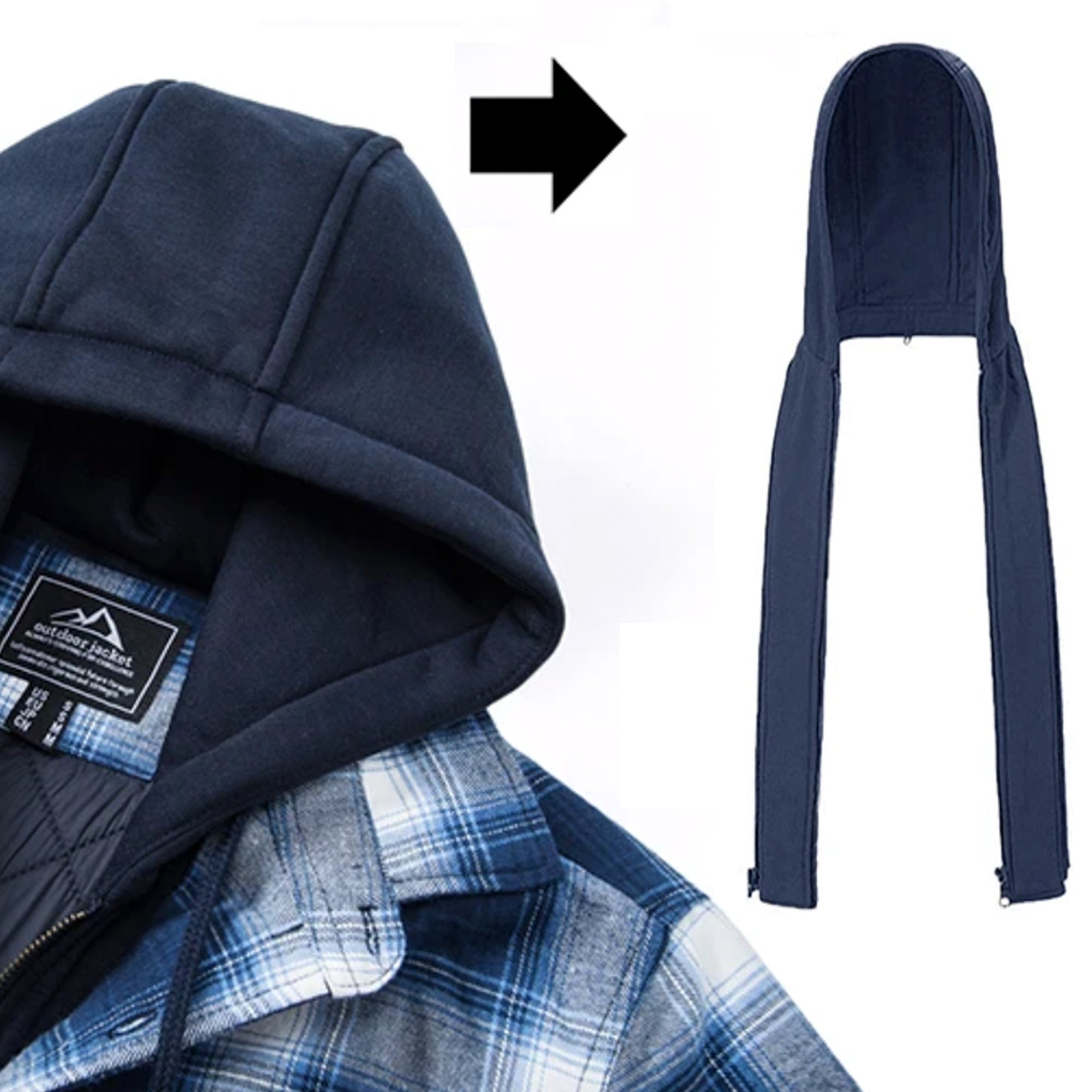 Parker - Funky Checked Hooded Jacket for a Stylish Look