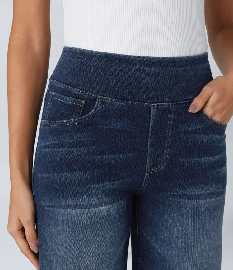 Solène - Wide Leg Jeans with Relaxed Fit
