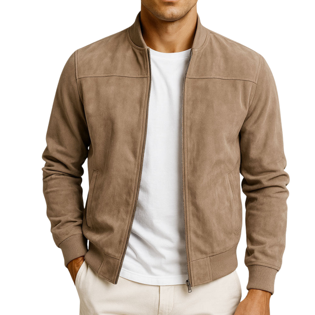 Valen | Classic Suede Jacket: Timeless and Sophisticated Style