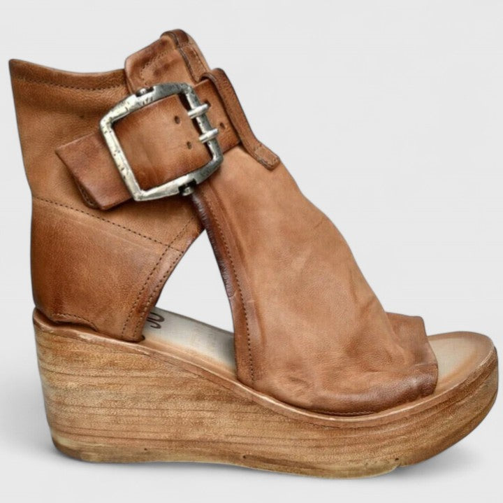 Jocelyn Rustic Wedge Sandals - Effortless Summer Style