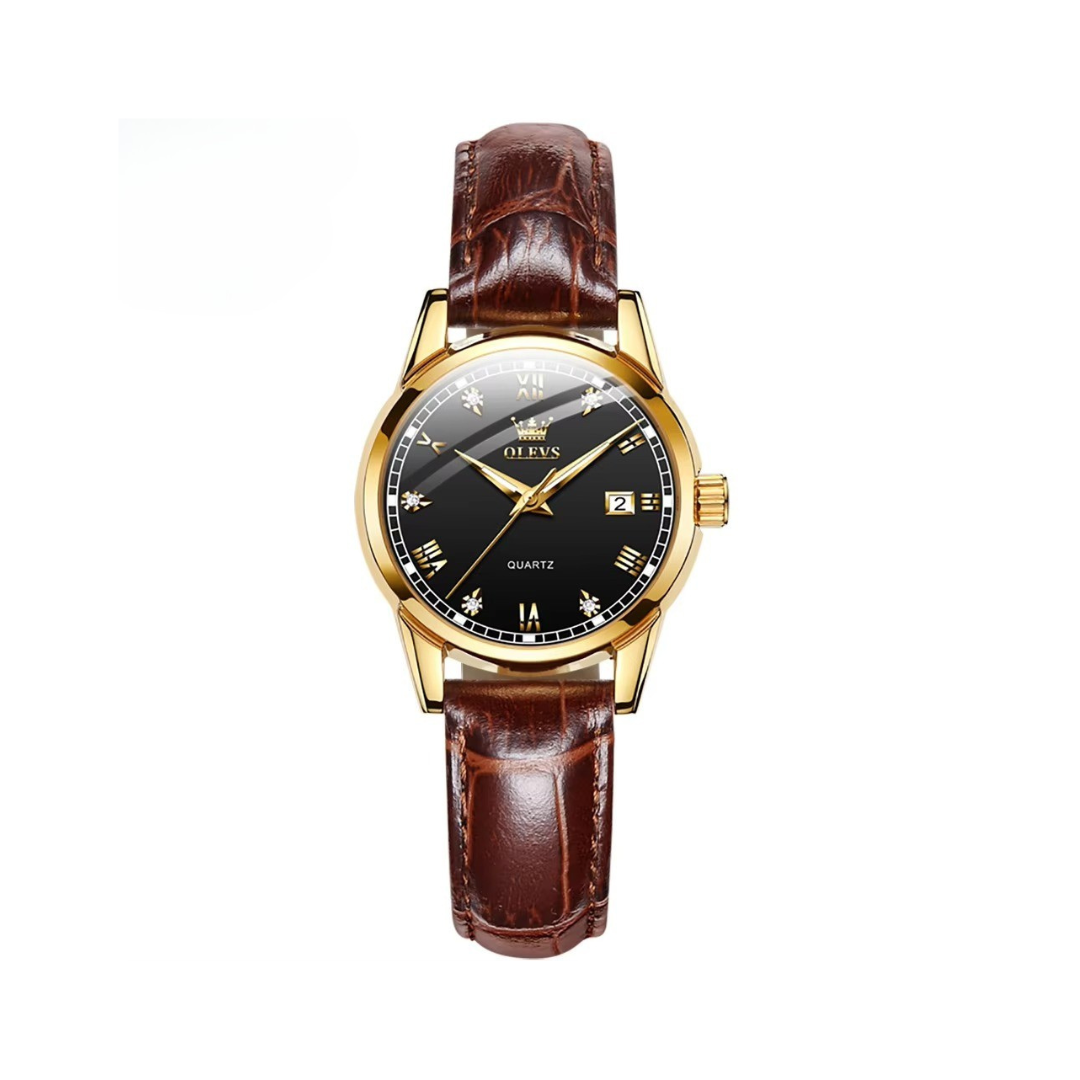 Elegant Business Style Analog Quartz Couple Watch