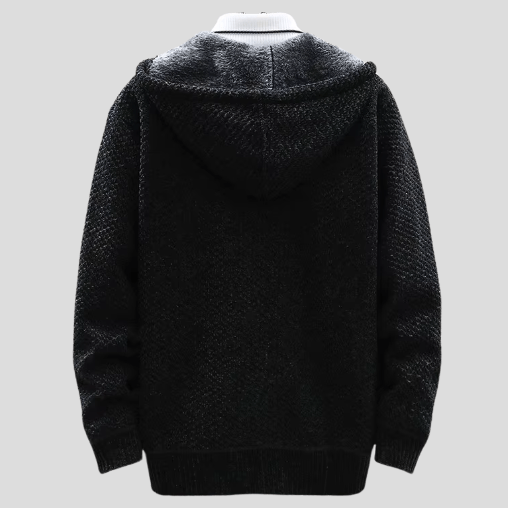 Lorent | Premium thermal-knit hoodie - warm, soft, and comfortable