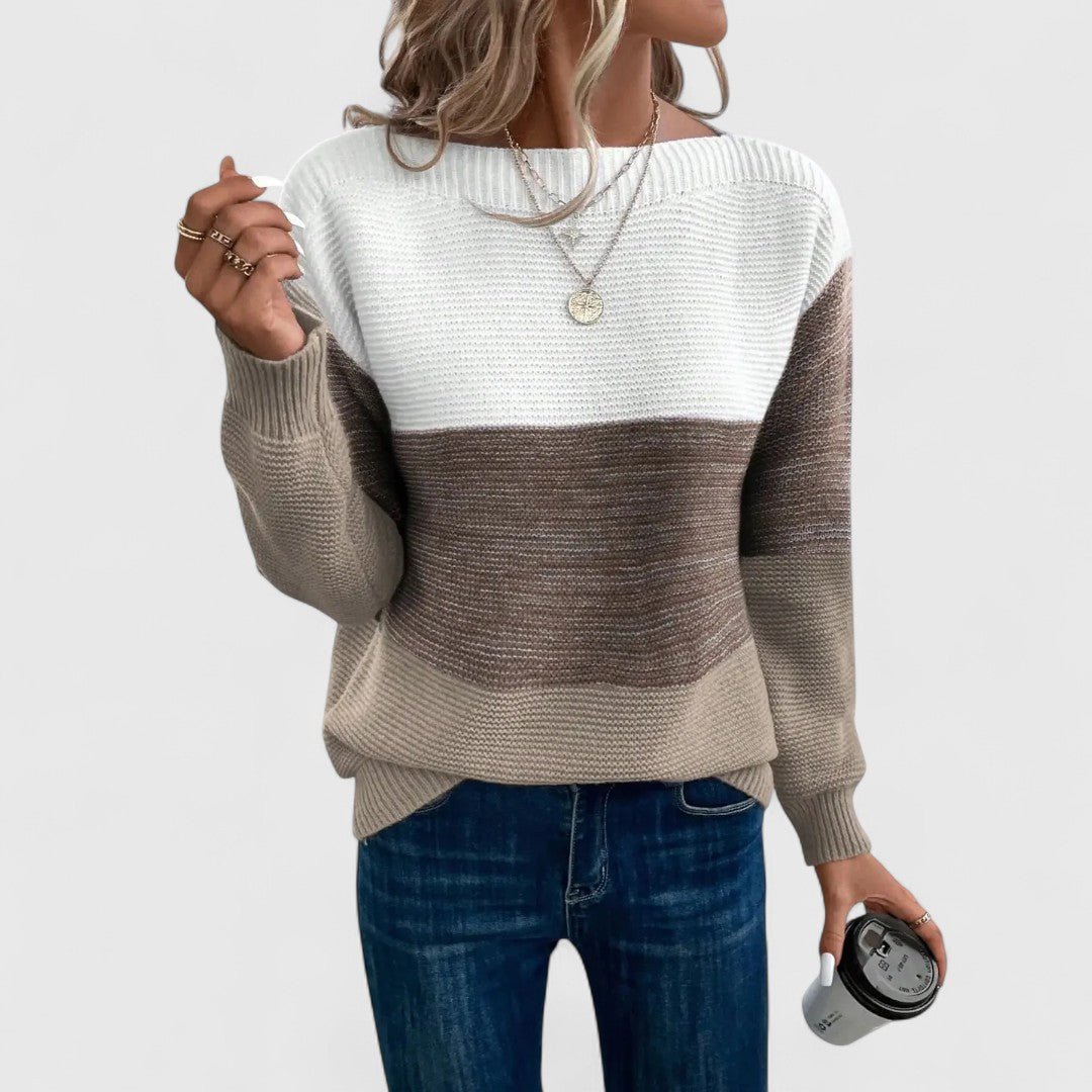 Daphne - Gradient Knit Sweater for a Trendy and Warm Look