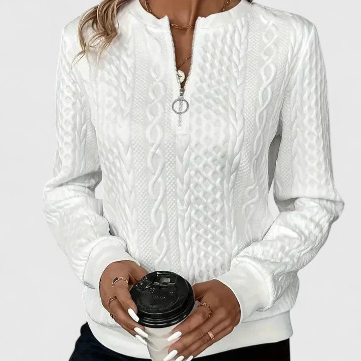 Deliora Elegant Pullover for a Refined Style