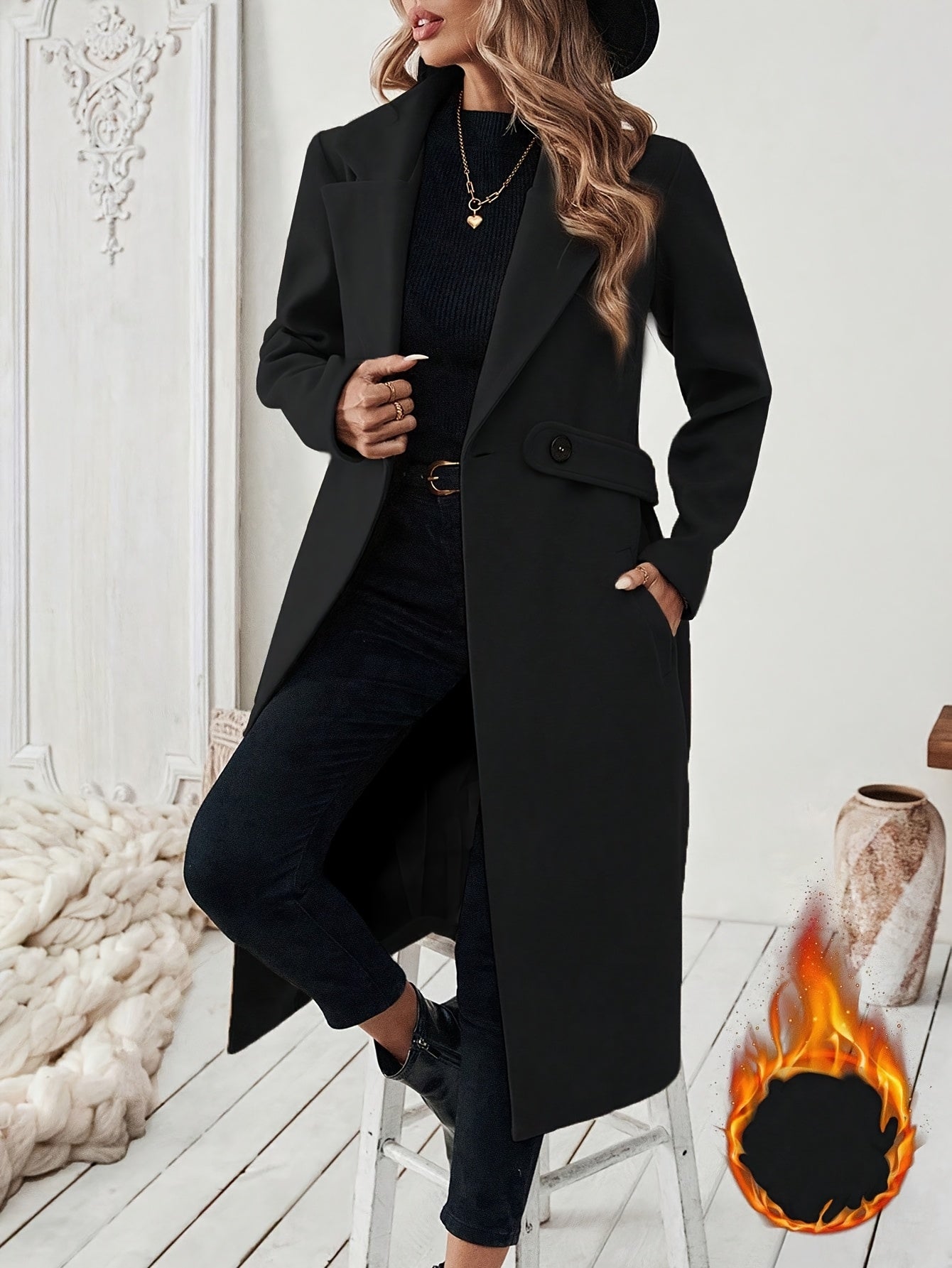 Becky – Elegant classic coat for timeless style