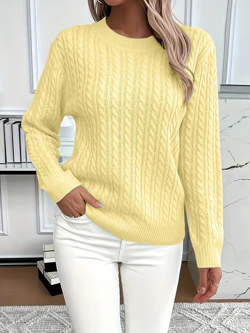 Alexie - Ribbed Knit Pullover for a Classic and Comfortable Style