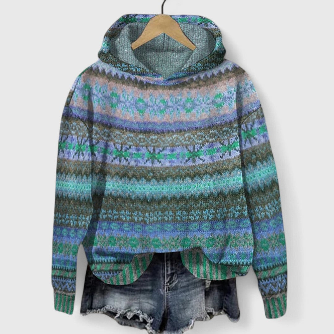 Christine - Trendy Retro Hoodie for a Vintage and Casual Look