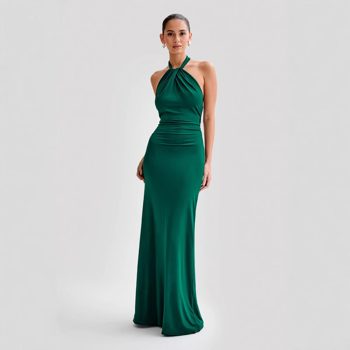 Adrianna | Elegant Maxi Halter Dress 6
