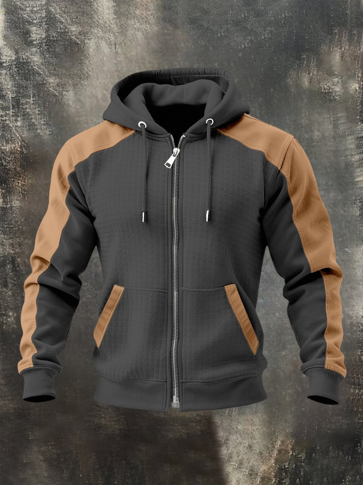 Two tone Zip Hoodie